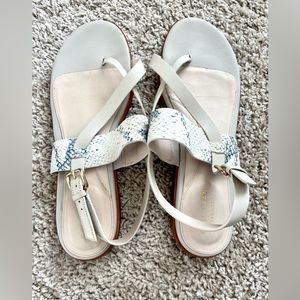 Cole Haan nude sling blingback flat sandal